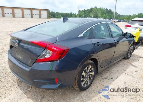 2017 Honda Civic Ex from USA, damaged, VIN 2HGFC2F74HH505260